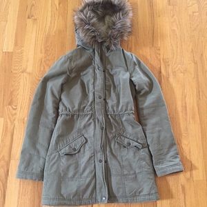 NWOT Hollister Sherpa Lined Parka
